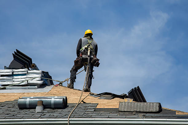 Professional Roofing technician working in Bonaparte, IA